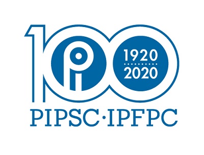 Logo du 100ème anniversaire de l'IPFPC - Bilingue (français en premier)