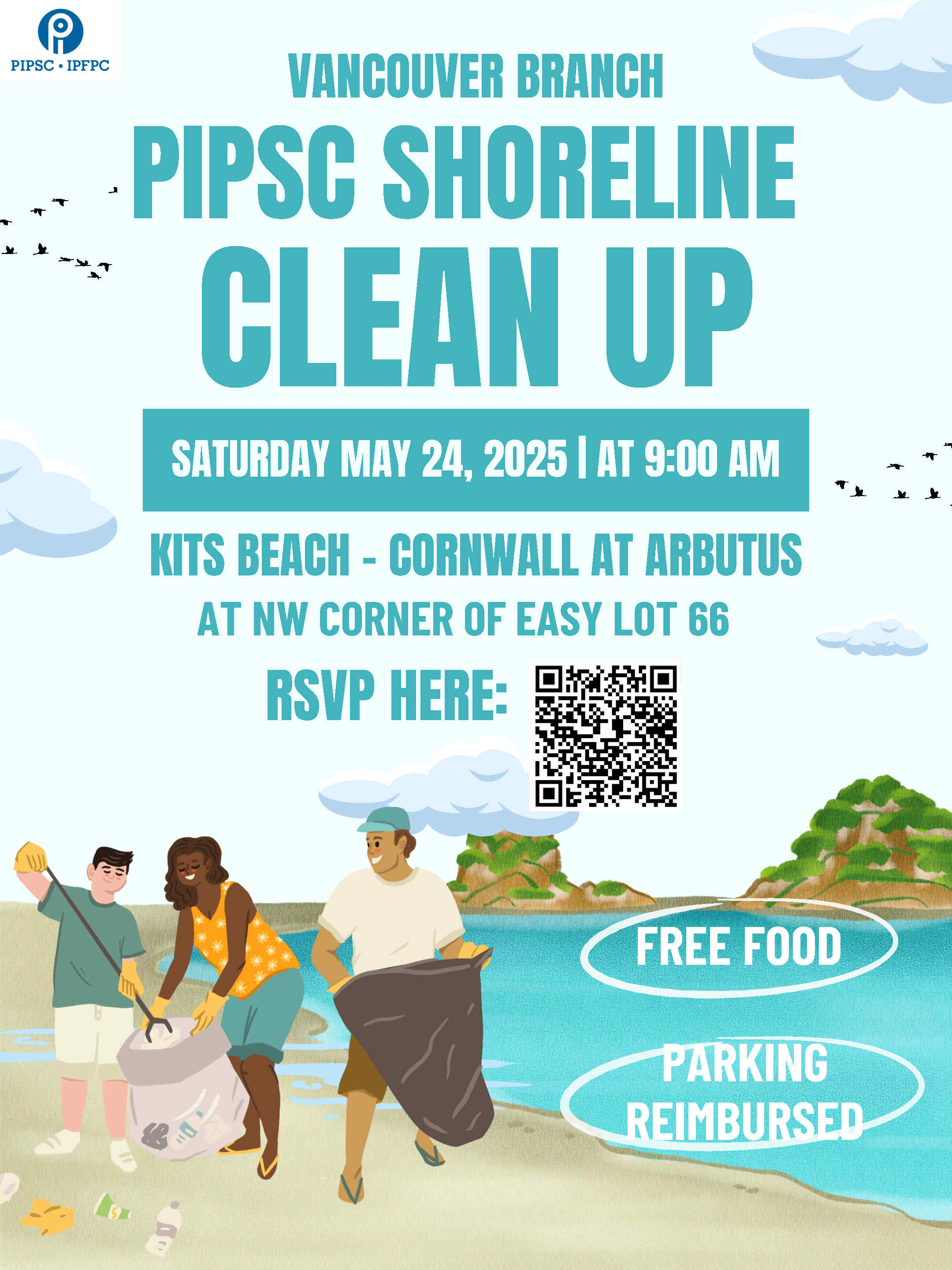 SP Shore Clean Up May 24 2025 Poster