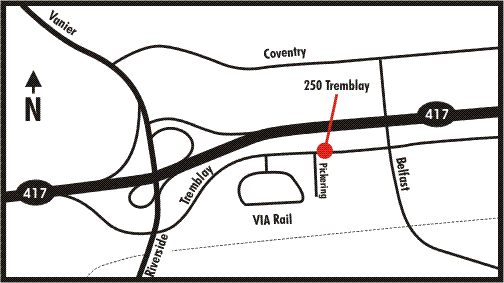 Map to 250 Tremblay